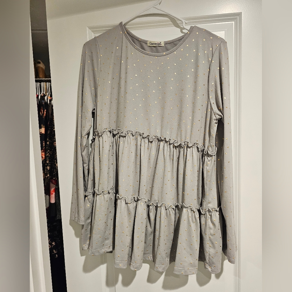 Querencia Size M Long-Sleeve Maternity Babydoll